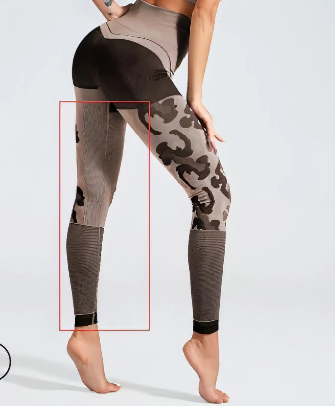Mesh Knitted Push Up Leggings - Allure SocietyActivewear Pants