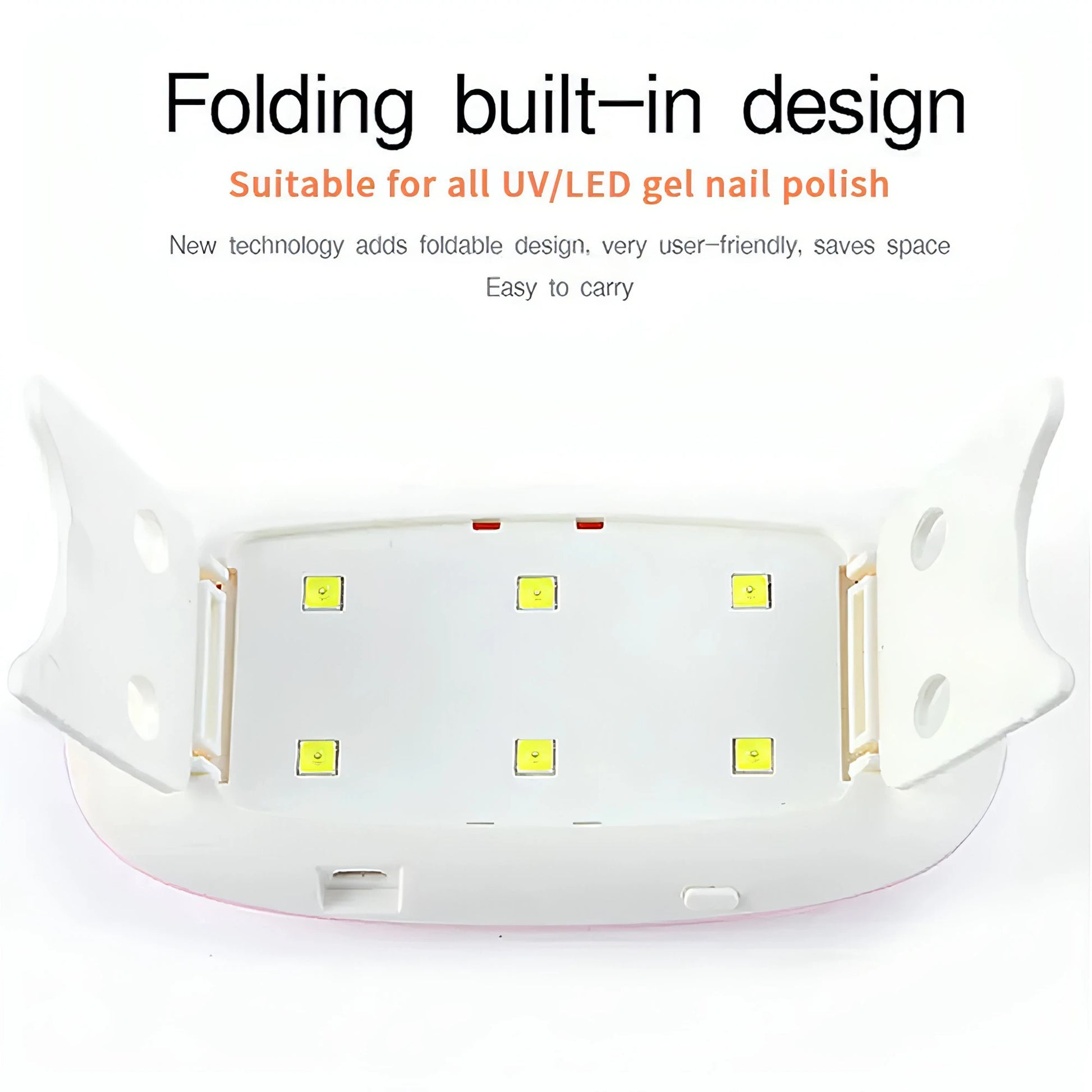 Mini Nail Lamp Dryer - Allure SocietyFalse Nail Kits and Dryers