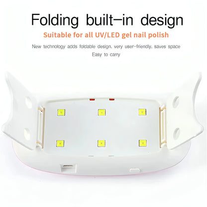 Mini Nail Lamp Dryer - Allure SocietyFalse Nail Kits and Dryers