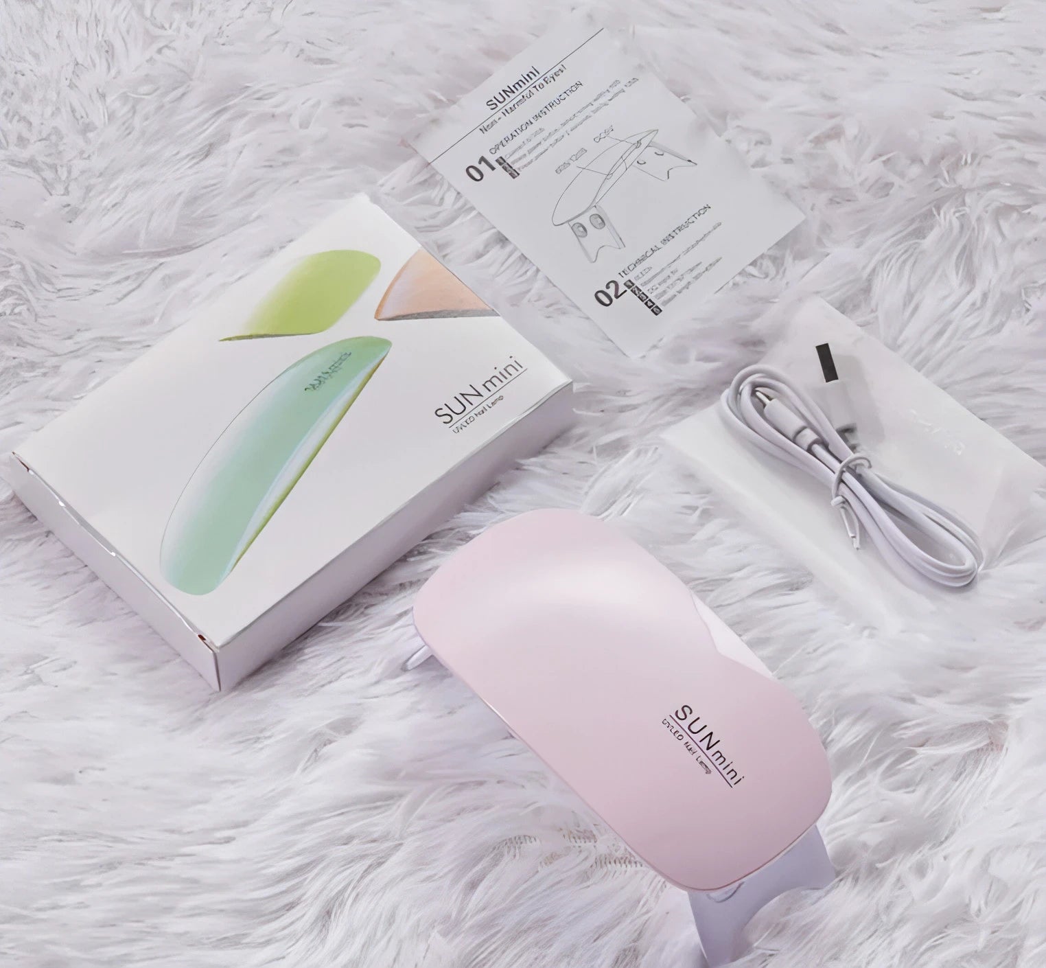 Mini Nail Lamp Dryer - Allure SocietyFalse Nail Kits and Dryers