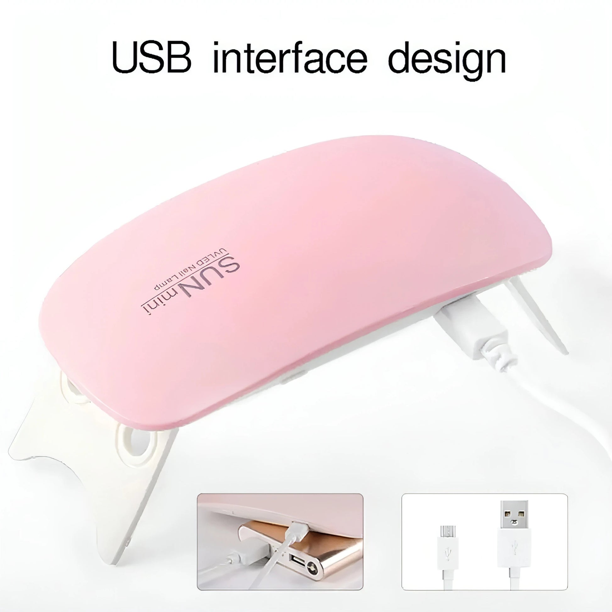 Mini Nail Lamp Dryer - Allure SocietyFalse Nail Kits and Dryers