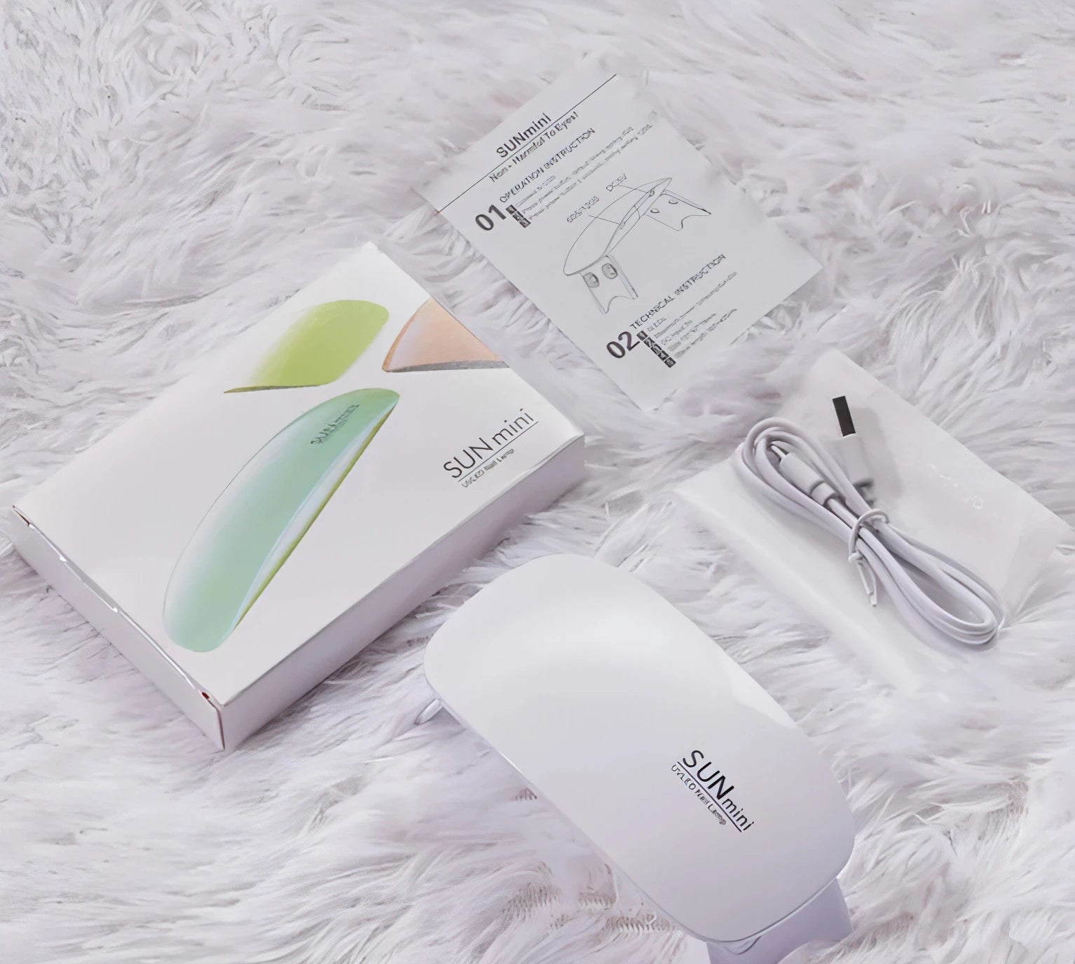 Mini Nail Lamp Dryer - Allure SocietyFalse Nail Kits and Dryers