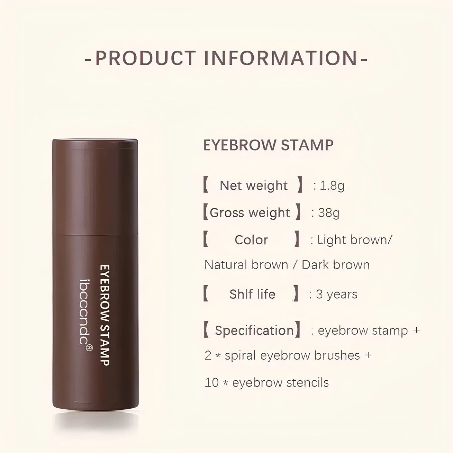 One Step Eyebrow Makeup Kit - Allure SocietyEyebrows