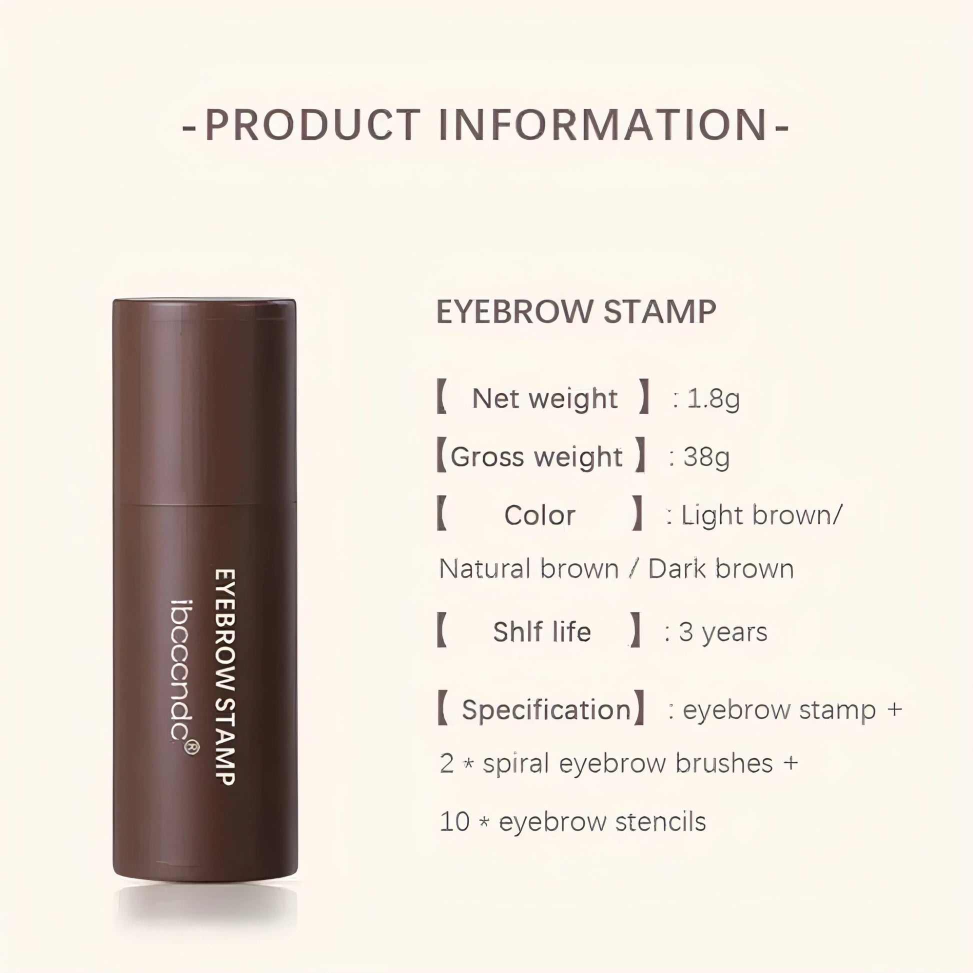 One Step Eyebrow Makeup Kit - Allure SocietyEyebrows