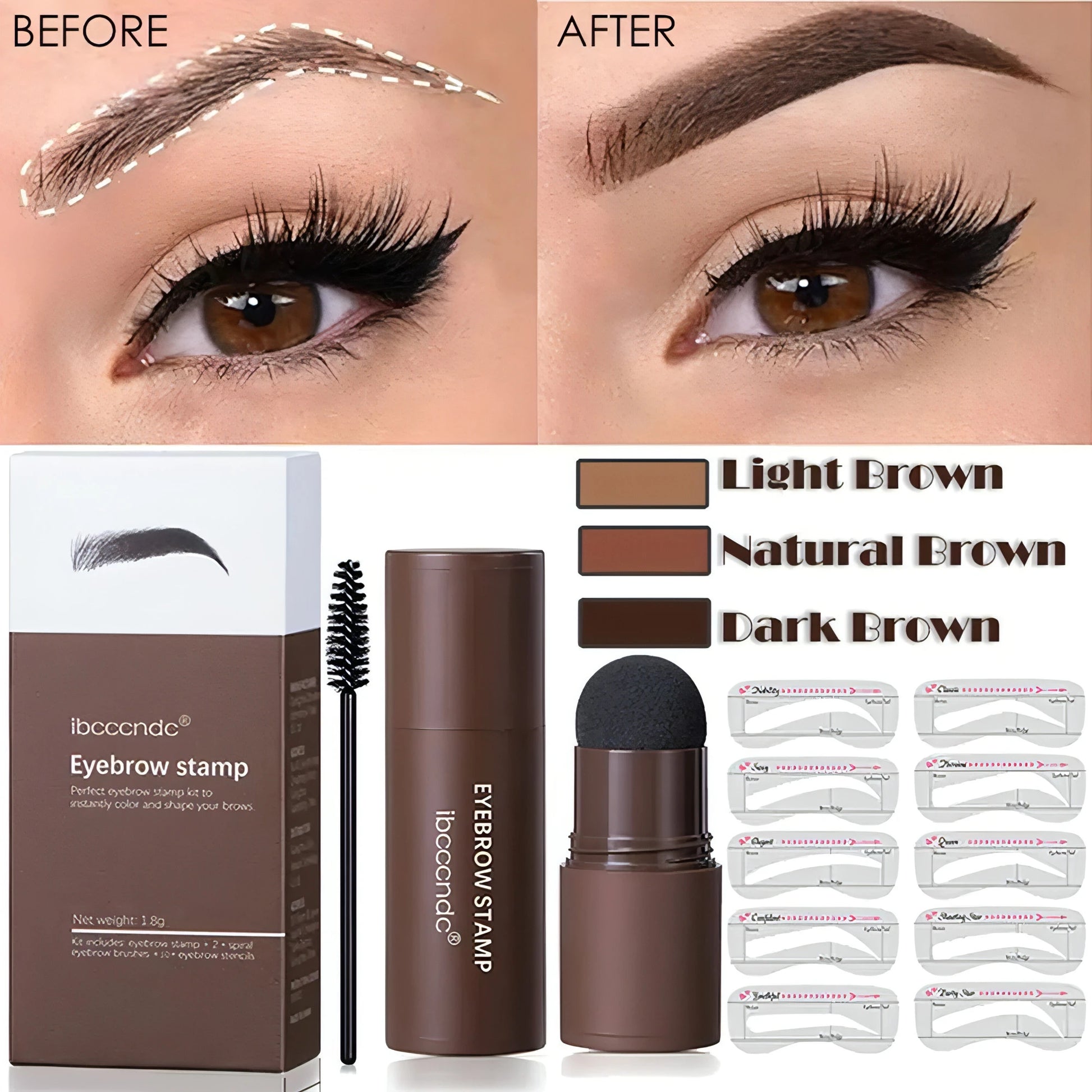 One Step Eyebrow Makeup Kit - Allure SocietyEyebrows
