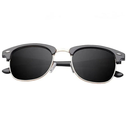 Polarized Semi - Rimless Unisex Sunglasses - Allure SocietyPolarised Sunglasses