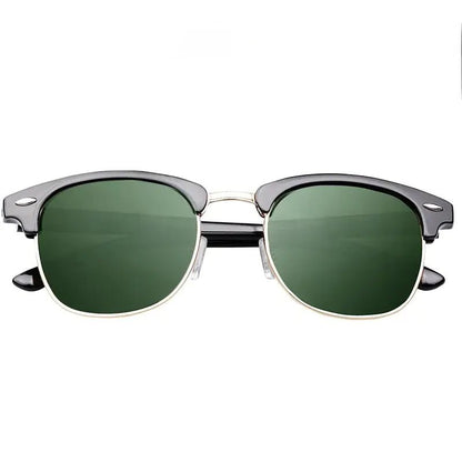 Polarized Semi - Rimless Unisex Sunglasses - Allure SocietyPolarised Sunglasses