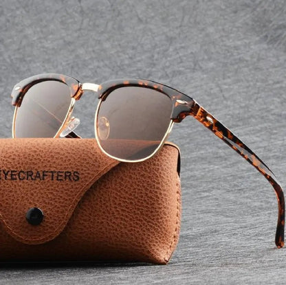 Polarized Semi - Rimless Unisex Sunglasses - Allure SocietyPolarised Sunglasses