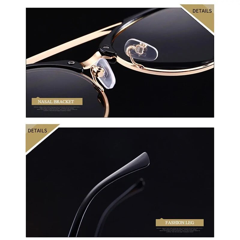 Round Polarized Sunglasses - Allure SocietyPolarised Sunglasses