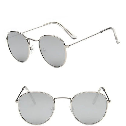 Semi - Rimless Metal Frame Sunglasses - Allure SocietyPolarised Sunglasses