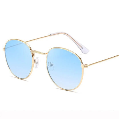 Semi - Rimless Metal Frame Sunglasses - Allure SocietyPolarised Sunglasses