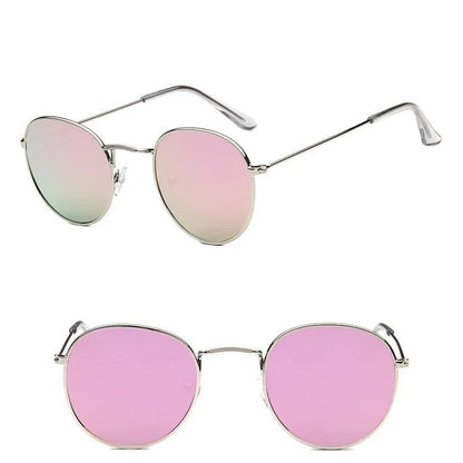 Semi - Rimless Metal Frame Sunglasses - Allure SocietyPolarised Sunglasses