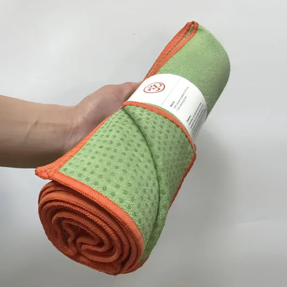 Silicone Non - slip Yoga Blankets Yoga Mat Cover Towel Sports Travel Fitness Exercise Pilates Foldable Blankets - Allure SocietyYoga Towel and Blankets