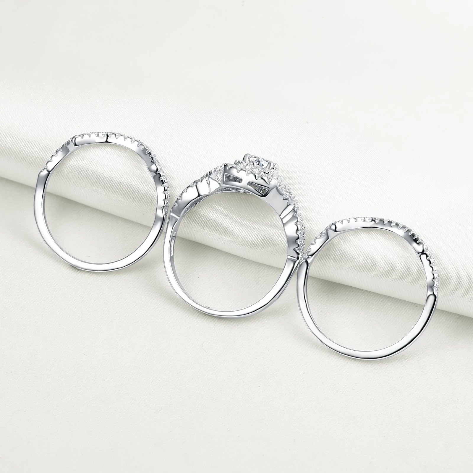 Silver Wedding Rings - Allure SocietyRings