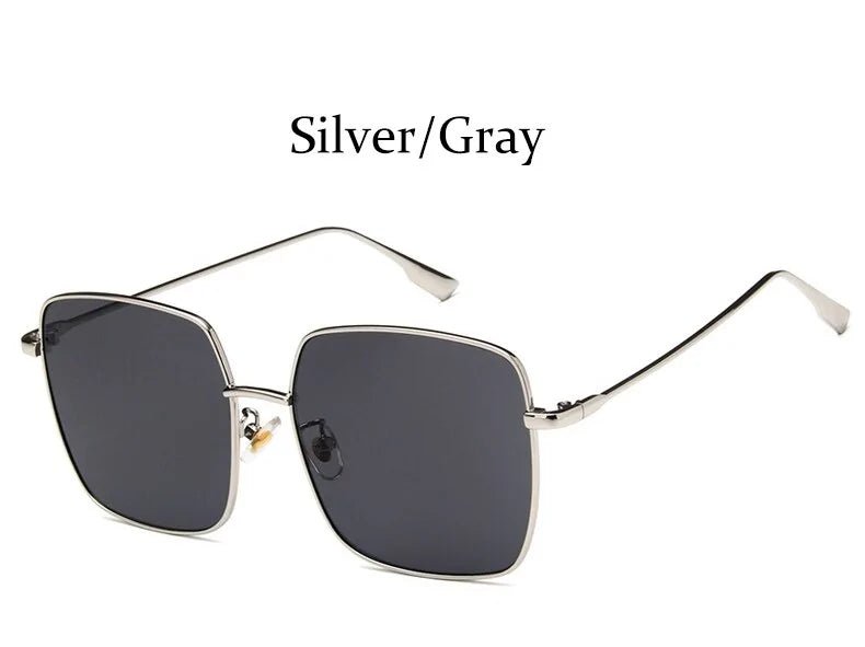 Square Framed Transparent Glasses - Allure SocietyUV Sunglasses