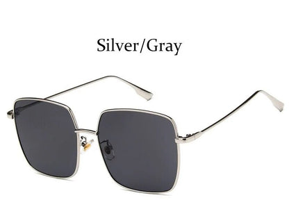 Square Framed Transparent Glasses - Allure SocietyUV Sunglasses