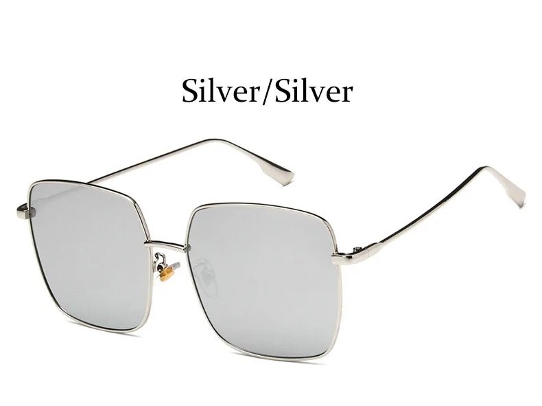 Square Framed Transparent Glasses - Allure SocietyUV Sunglasses