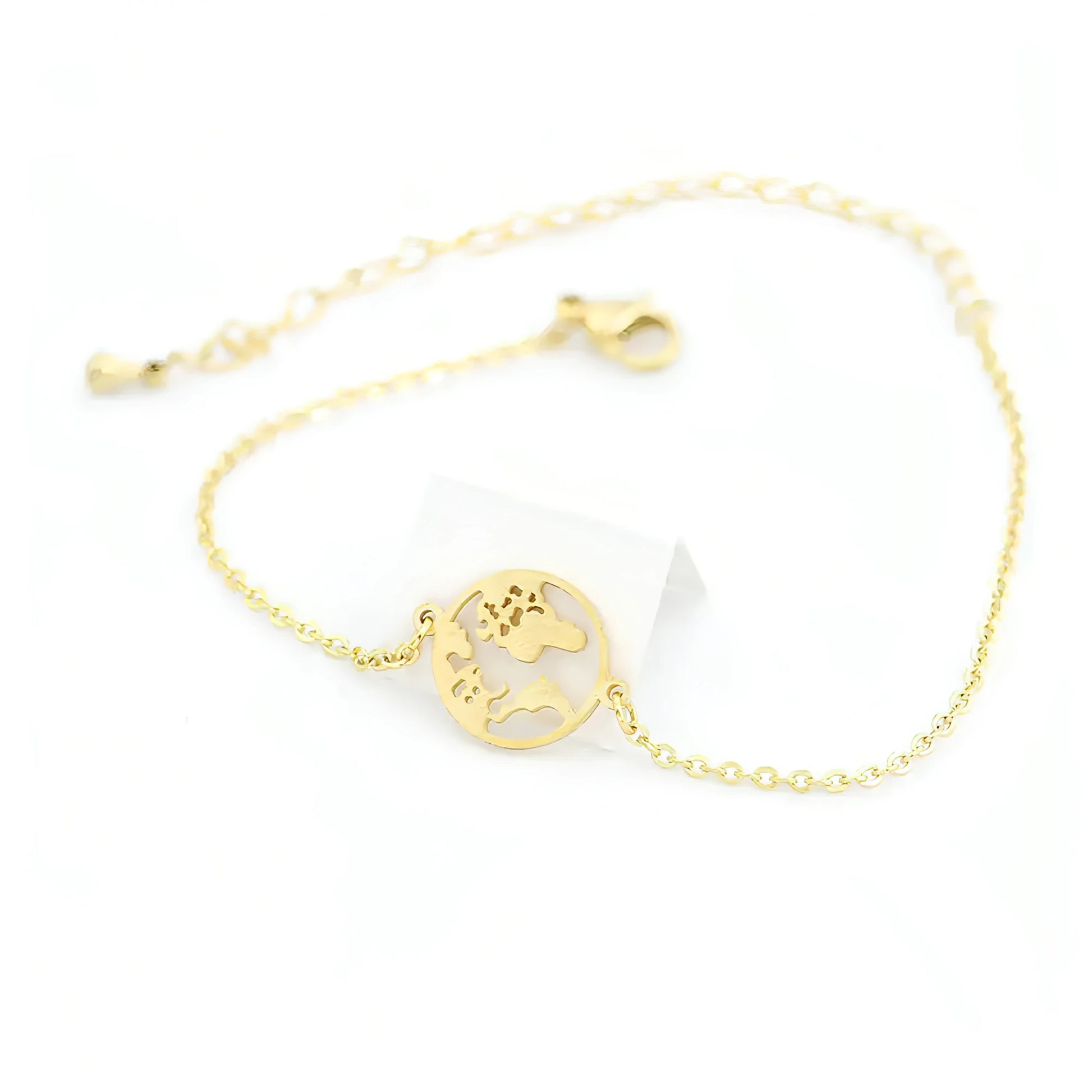Stainless Steel World Map Bracelets For Women - Allure SocietyBracelets
