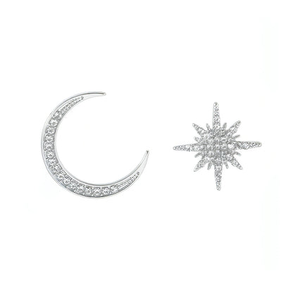 Star and Moon Drop Earrings - Allure SocietyEarrings