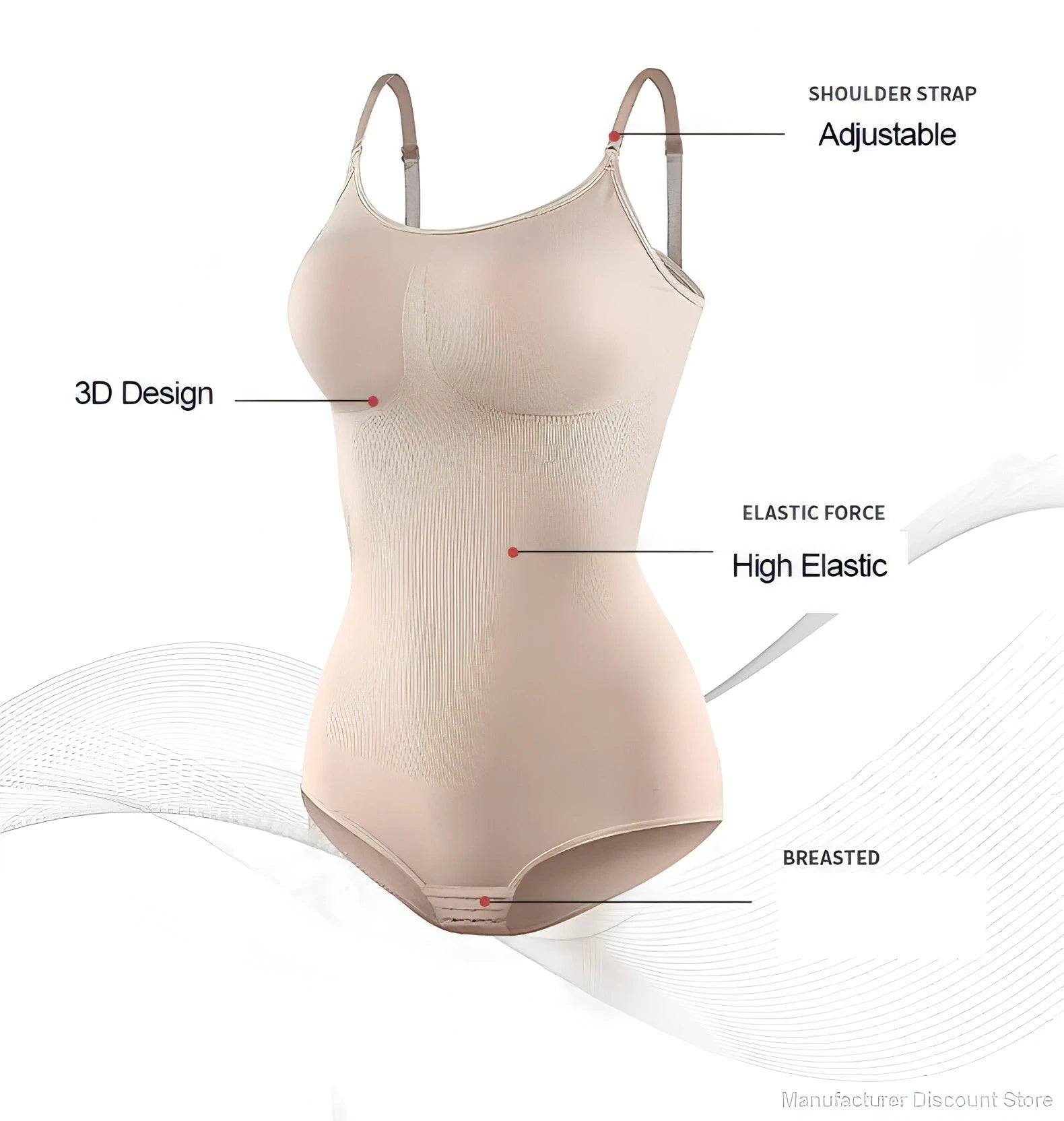 Tummy Control Slimming Bodysuit - Allure SocietyShapewear
