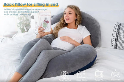 Ultimate Comfort C - Shaped Pregnancy Body Pillow - Allure SocietyPosture Support
