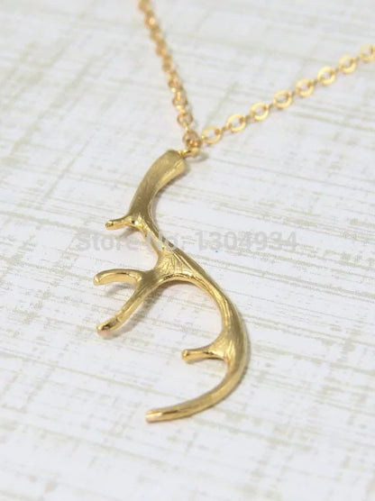 Vintage Deer Antler Necklace - Allure SocietyNecklaces