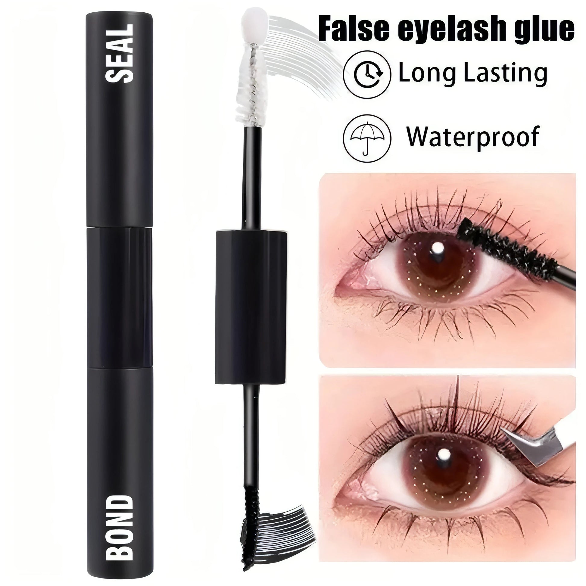 Waterproof Eyelash Glue - Allure SocietyFalse Eyelashes