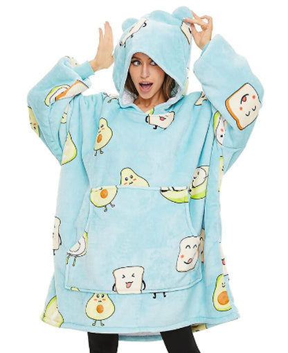 Winter Blanket Hoodie Soft Warm Sweatshirt - Allure SocietyLoungewear One Piece's