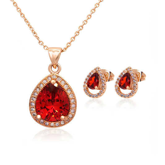 Zircon Jewelry Set - Allure SocietyNecklaces