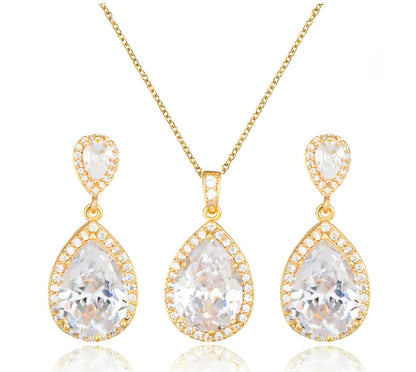 Zircon Jewelry Set - Allure SocietyNecklaces