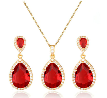 Zircon Jewelry Set - Allure SocietyNecklaces