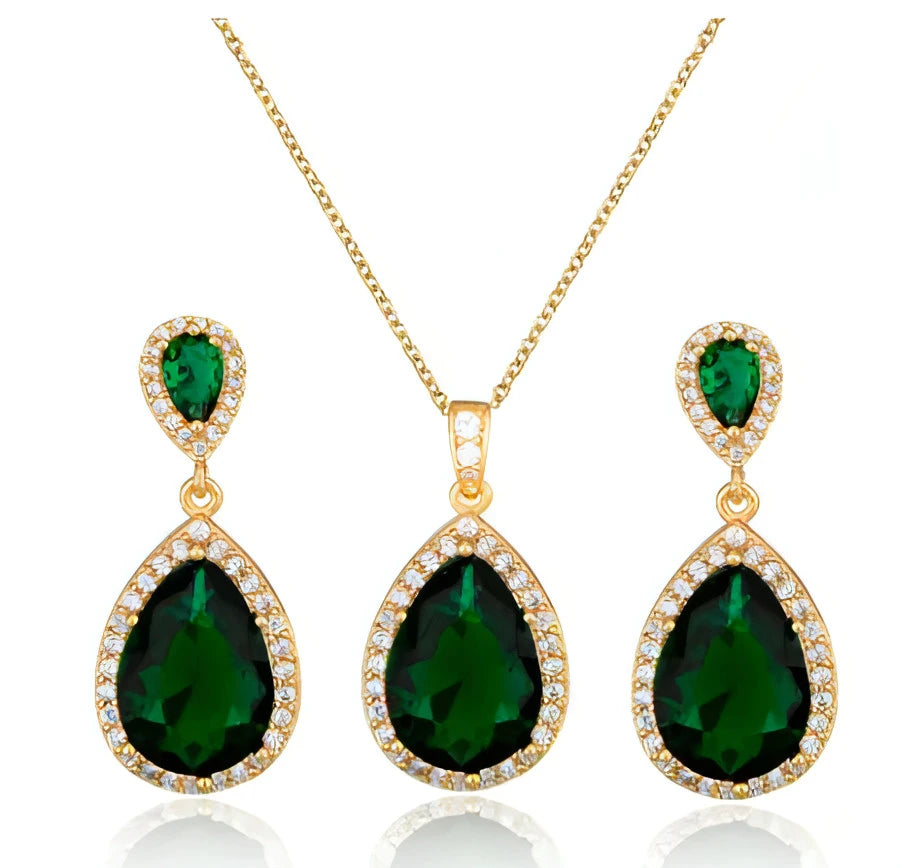 Zircon Jewelry Set - Allure SocietyNecklaces