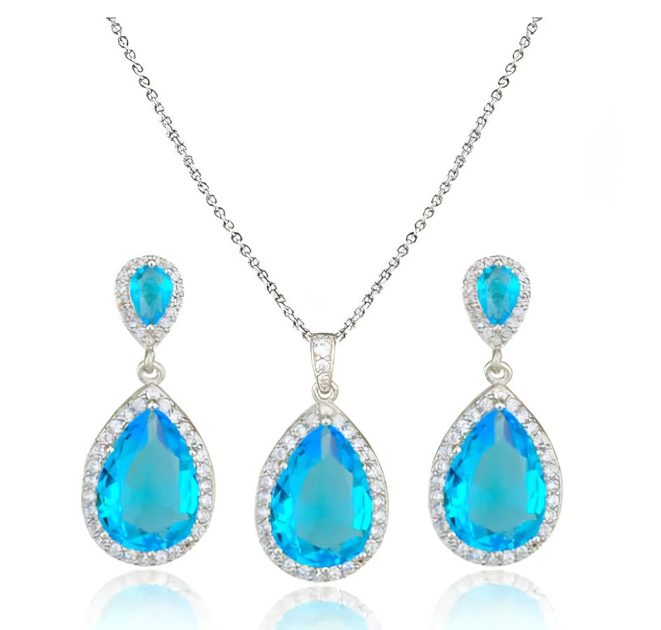 Zircon Jewelry Set - Allure SocietyNecklaces